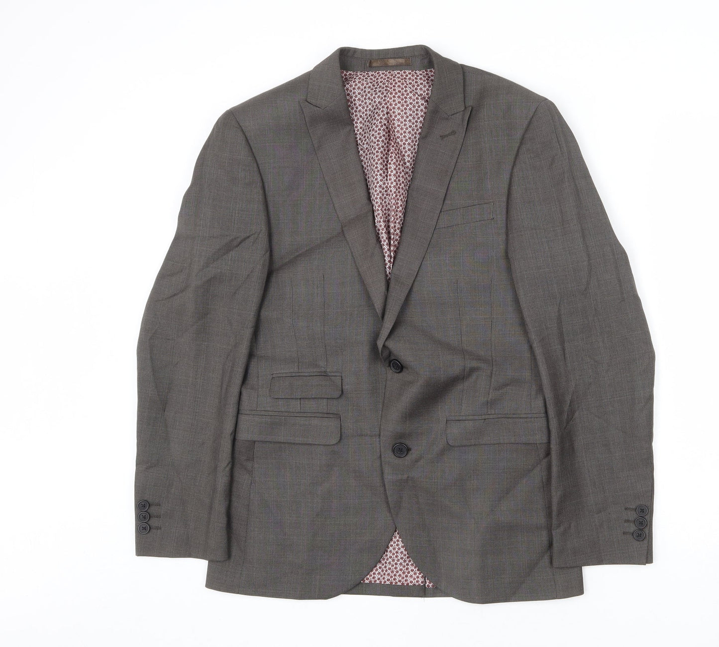 Mens UK Size 36 NEXT Regular Grey Suit Jacket