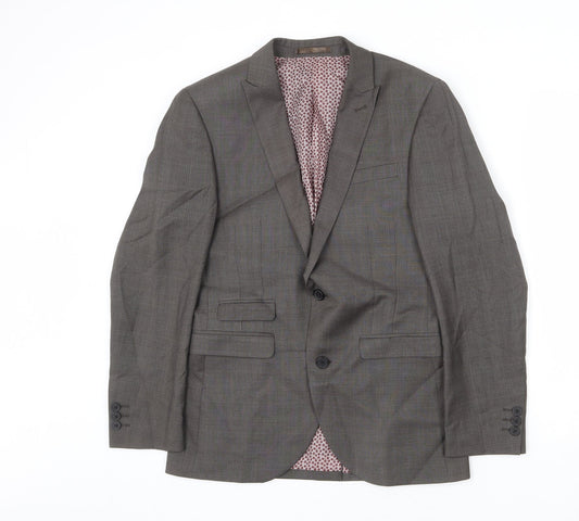 Mens UK Size 36 NEXT Regular Grey Suit Jacket