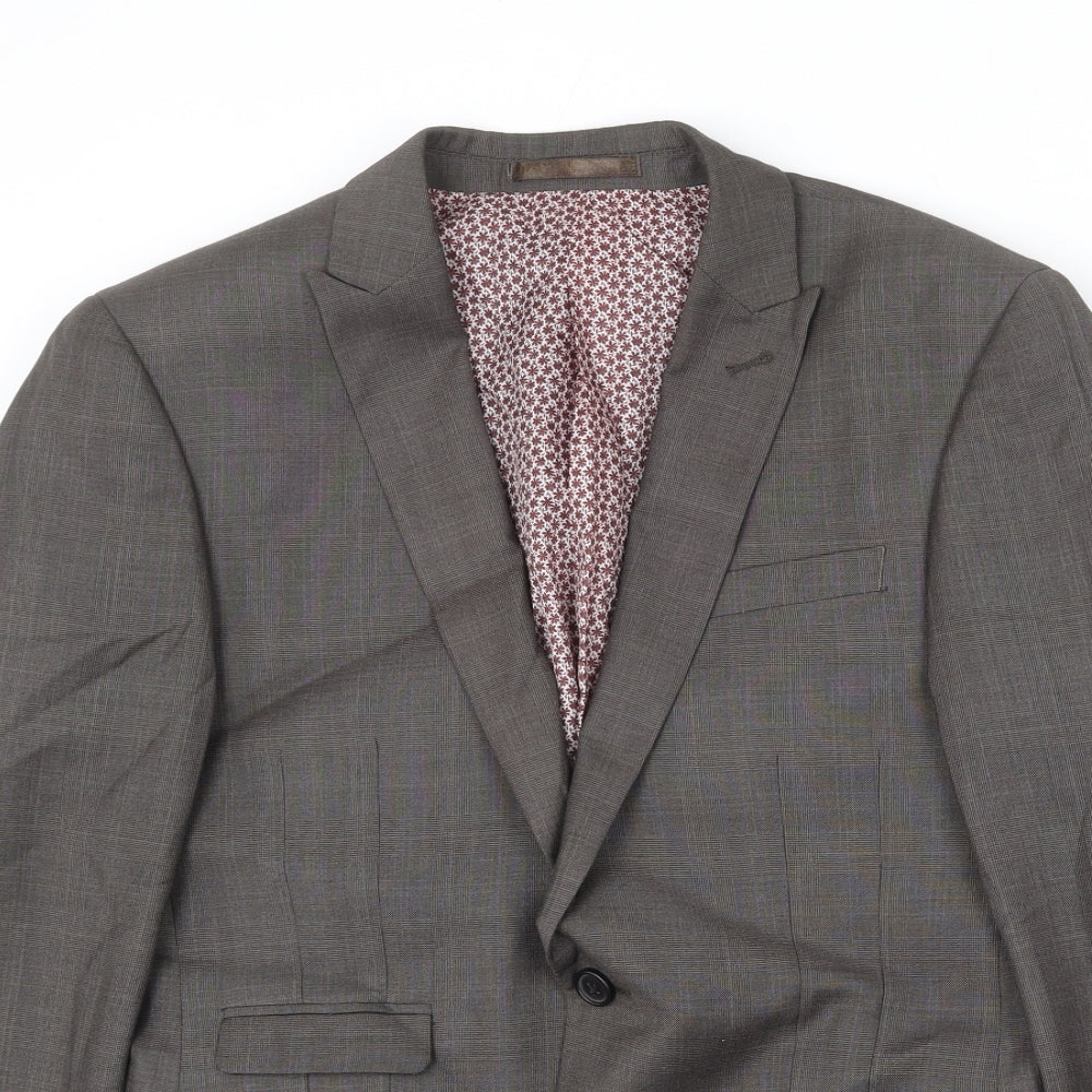 Mens UK Size 36 NEXT Regular Grey Suit Jacket