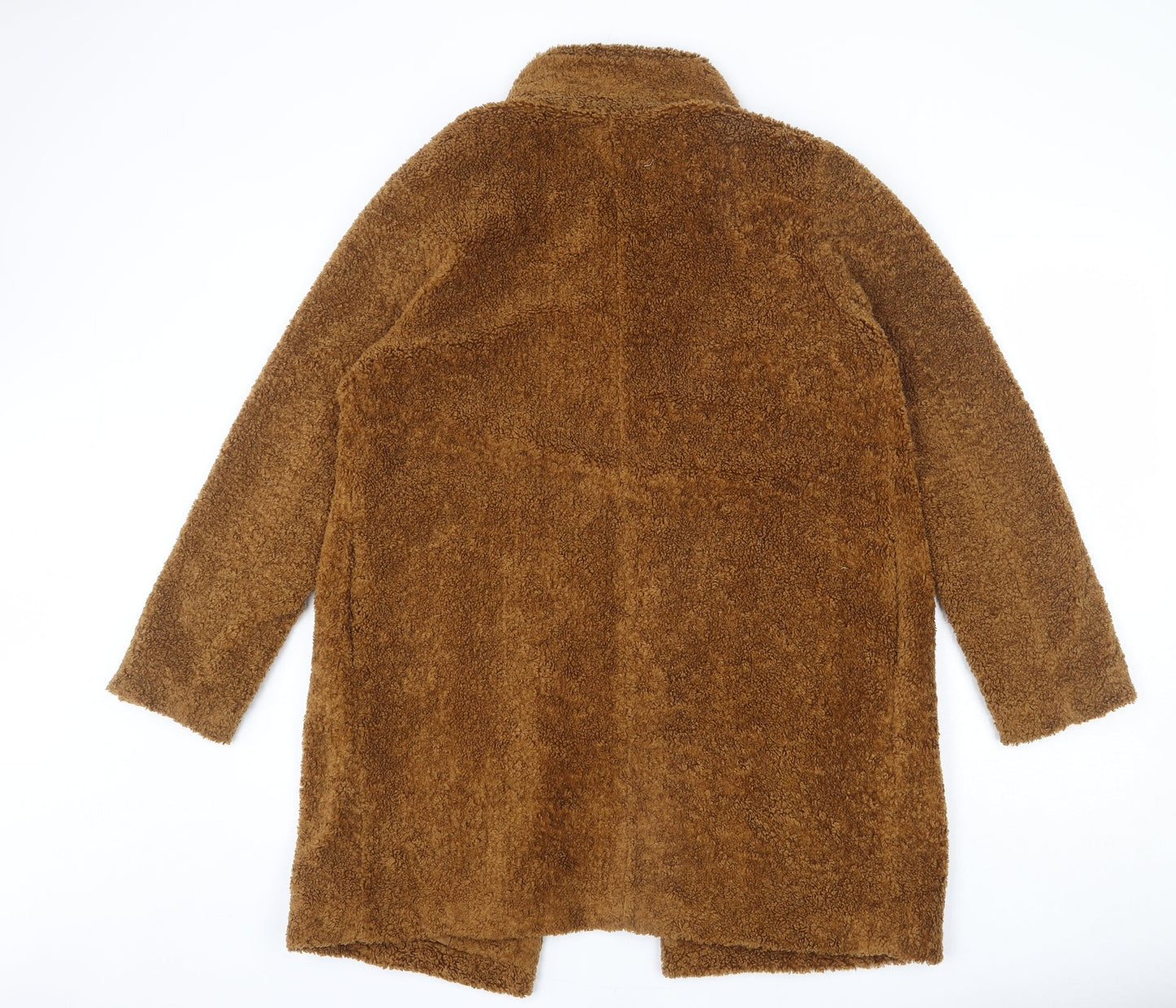Womens UK Size 12 Influence Brown Overcoat