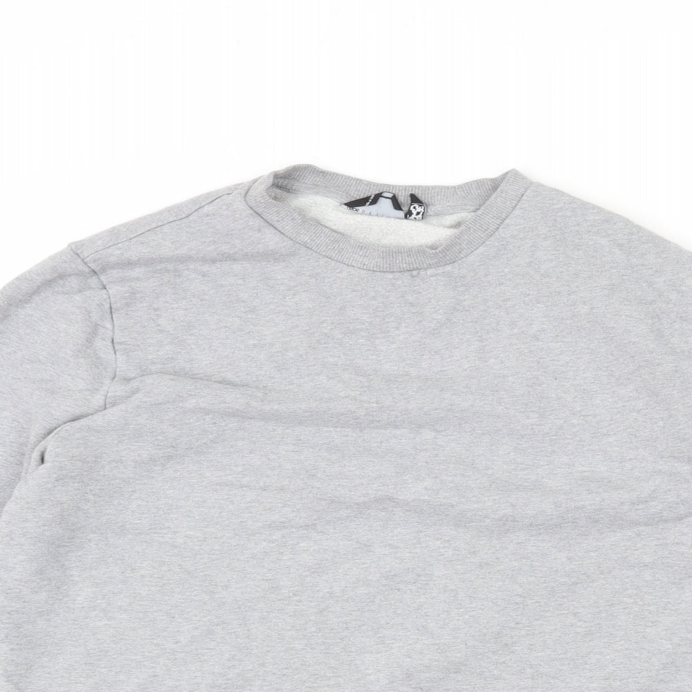 Womens UK Size M ASOS Grey Pullover Sweatshirt