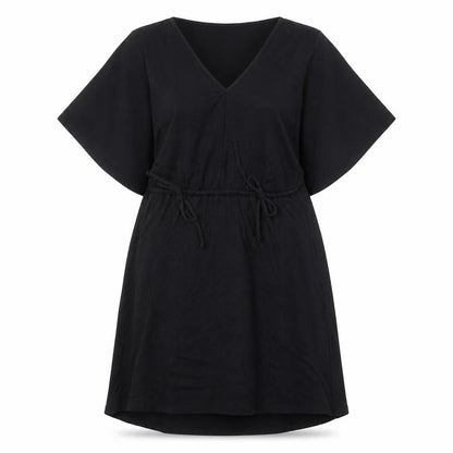 Gap Womens Black Polyester A-Line Size M V-Neck Pullover - Bows