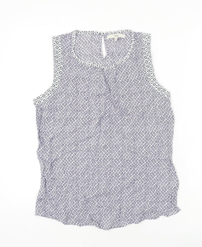 Womens UK Size 14 NEXT Blue Basic T-Shirt