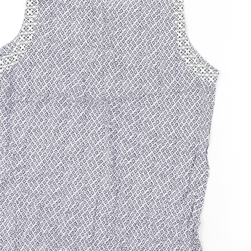 Womens UK Size 14 NEXT Blue Basic T-Shirt