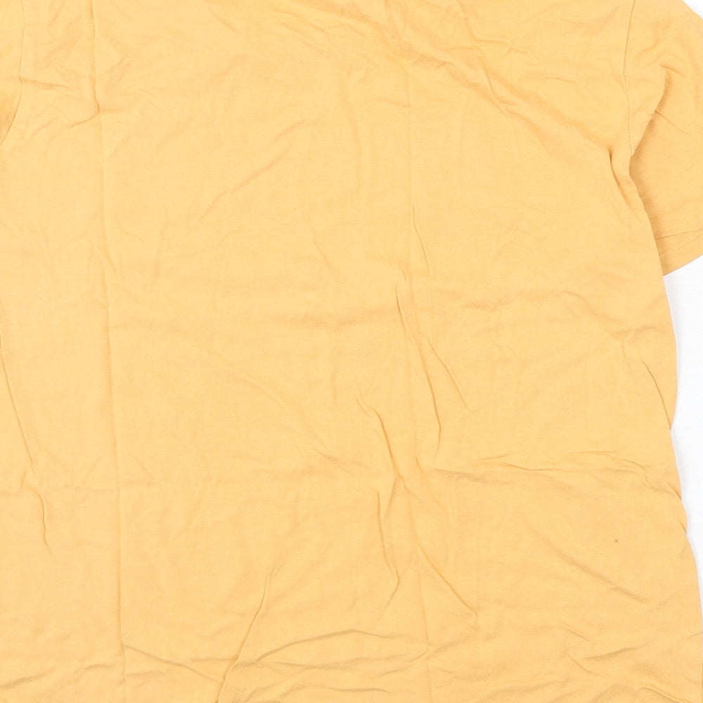 Womens UK Size M H&M Orange Basic T-Shirt