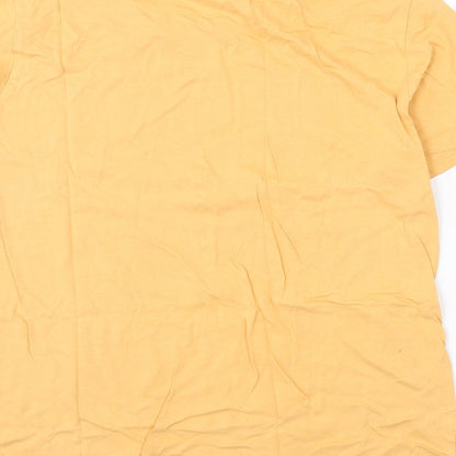 Womens UK Size M H&M Orange Basic T-Shirt