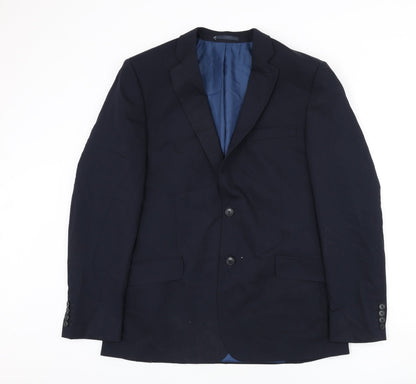 Mens UK Size 42 Marks and Spencer Regular Blue Suit Jacket