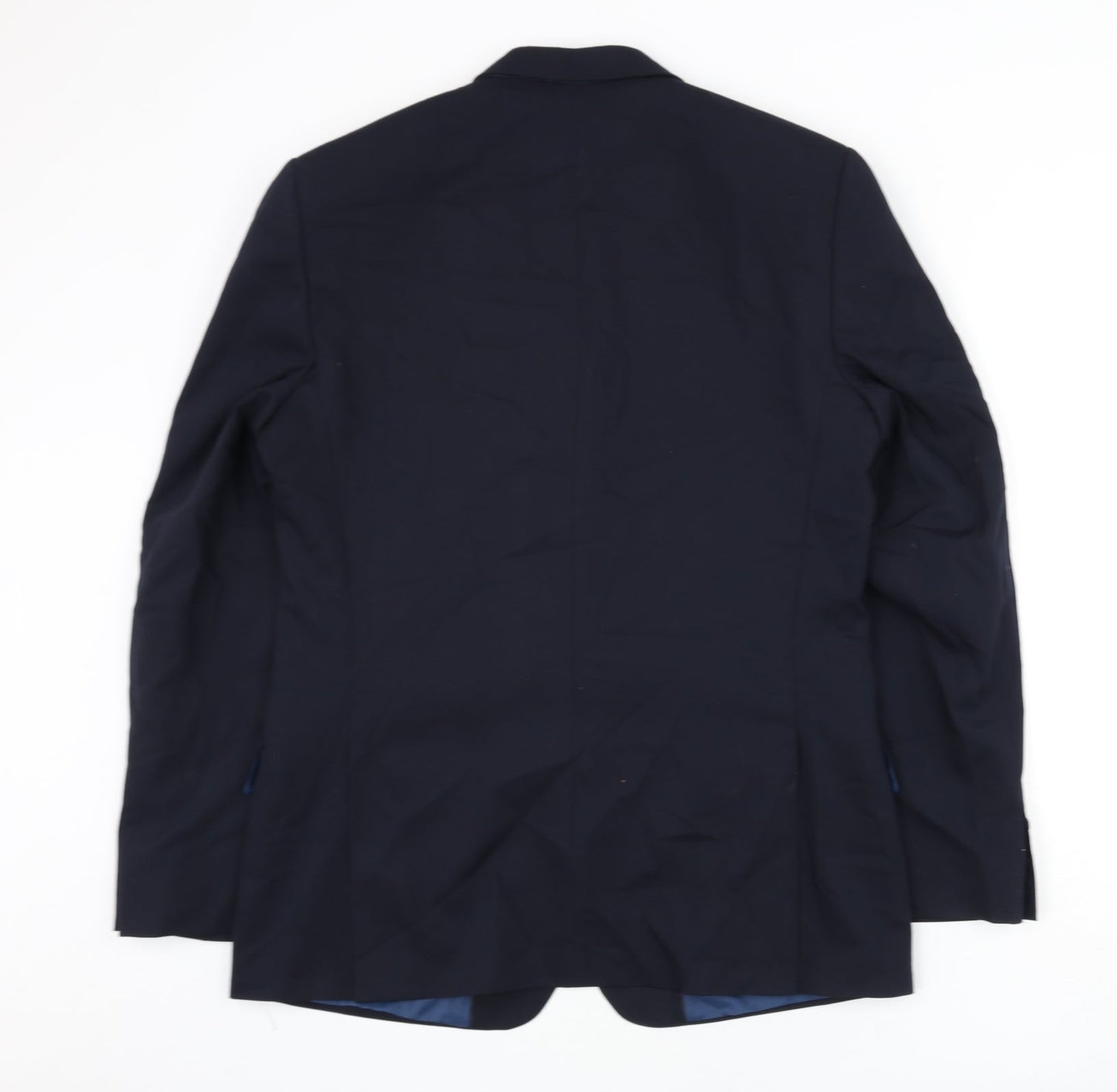 Mens UK Size 42 Marks and Spencer Regular Blue Suit Jacket