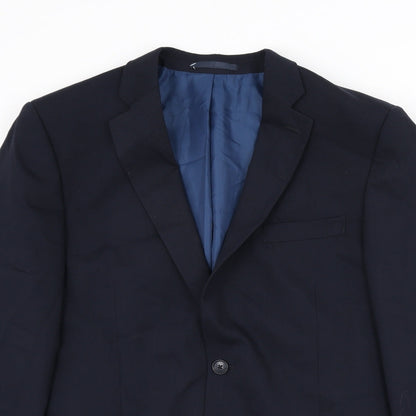 Mens UK Size 42 Marks and Spencer Regular Blue Suit Jacket