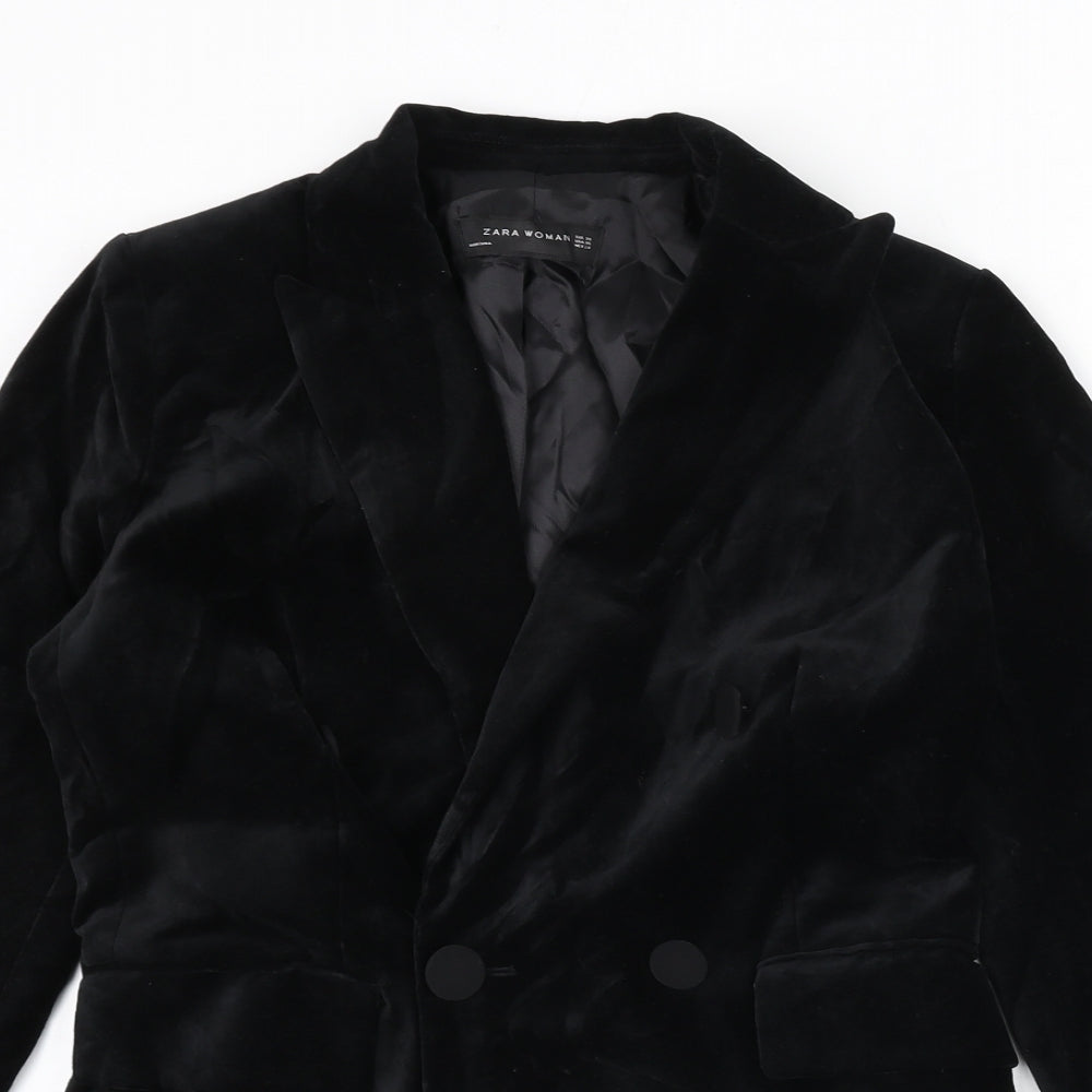 Womens UK Size XS Zara Black Jacket