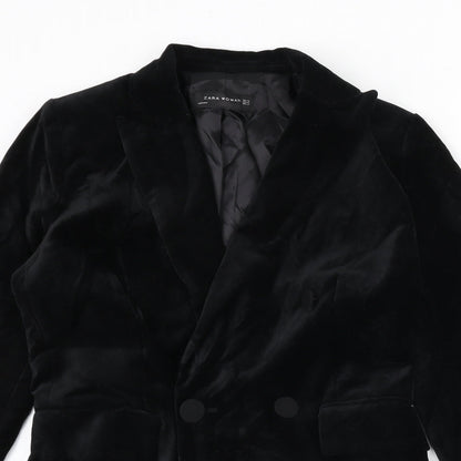 Womens UK Size XS Zara Black Jacket