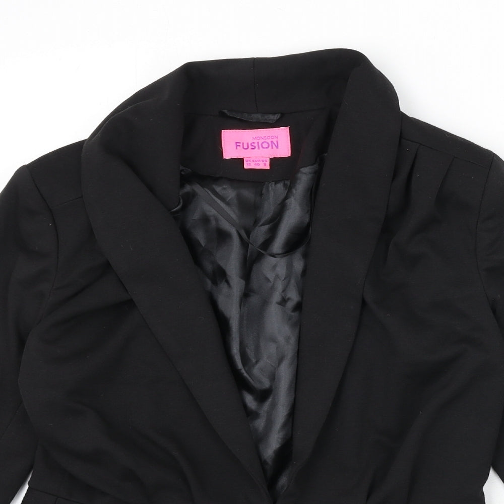 Womens UK Size 12 Monsoon Black Jacket