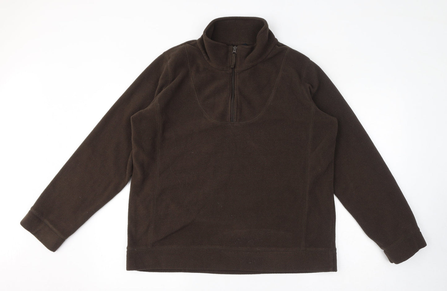 Essential Womens Brown Polyester Pullover Sweatshirt Size XL Pullover
