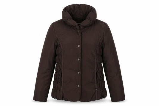 CMP Womens Brown Quilted Jacket Size 10 Button