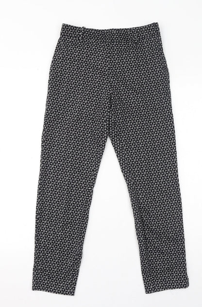 Womens UK Size 6 H&M Regular Fit  Black Trousers