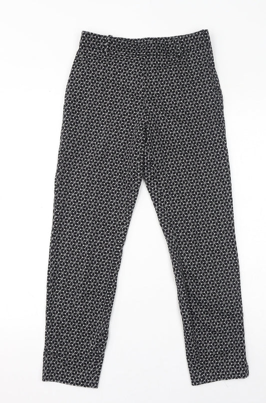 Womens UK Size 6 H&M Regular Fit  Black Trousers