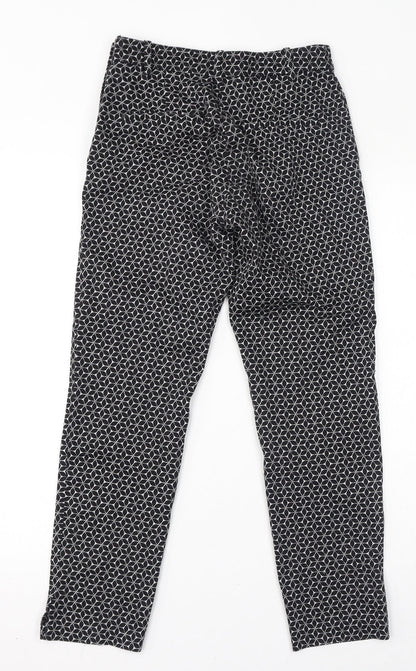 Womens UK Size 6 H&M Regular Fit  Black Trousers