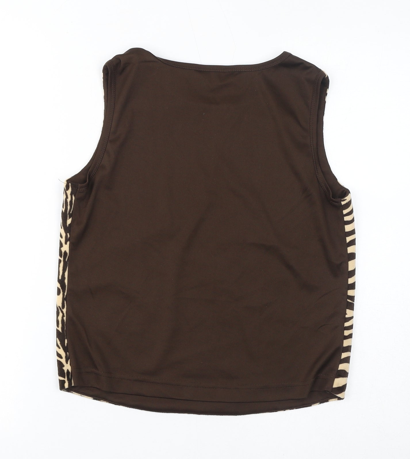 Womens UK Size 12 Soon Brown Basic Tank