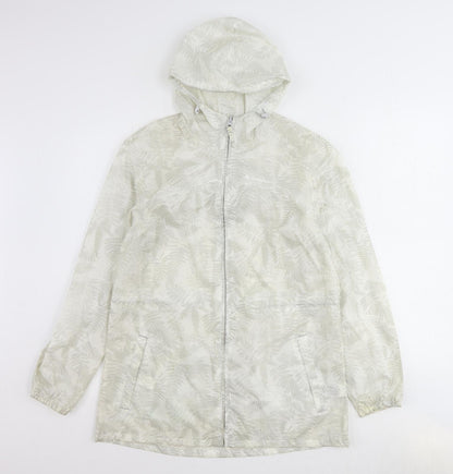 Womens UK Size S Quechua Beige Rain Coat