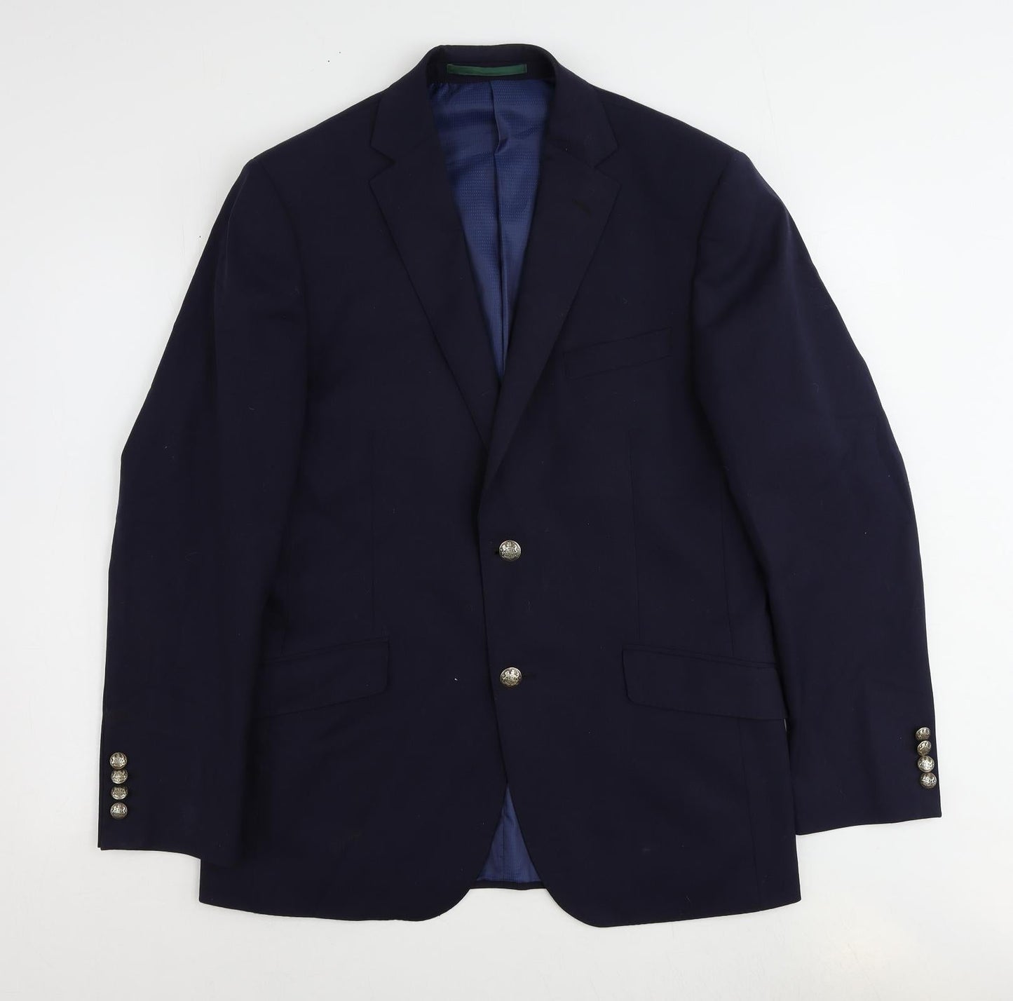 Mens UK Size 40 Marks and Spencer Regular Blue Suit Jacket