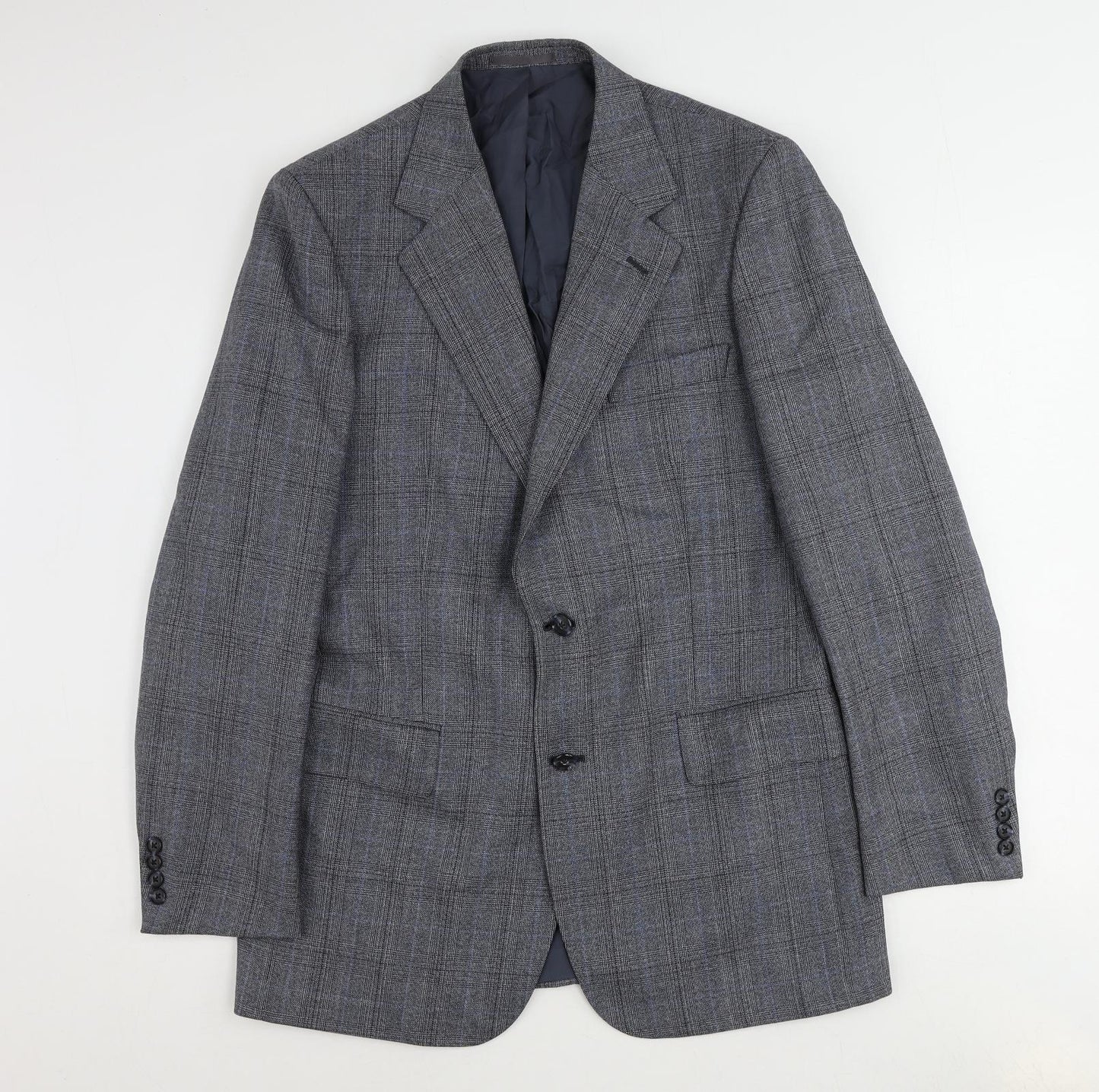 Mens UK Size 40 St Michael Regular Blue Suit Jacket