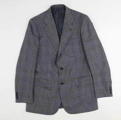 Mens UK Size 40 St Michael Regular Blue Suit Jacket