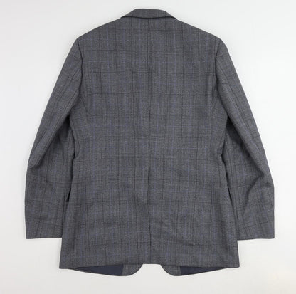 Mens UK Size 40 St Michael Regular Blue Suit Jacket