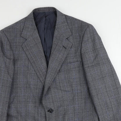 Mens UK Size 40 St Michael Regular Blue Suit Jacket