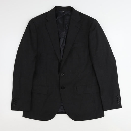 Mens UK Size 40 Marks and Spencer Regular Grey Suit Jacket