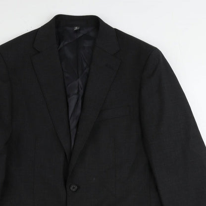 Mens UK Size 40 Marks and Spencer Regular Grey Suit Jacket