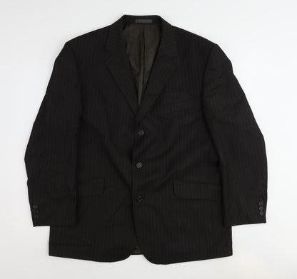 Mens UK Size 44 BHS Regular Brown Suit Jacket
