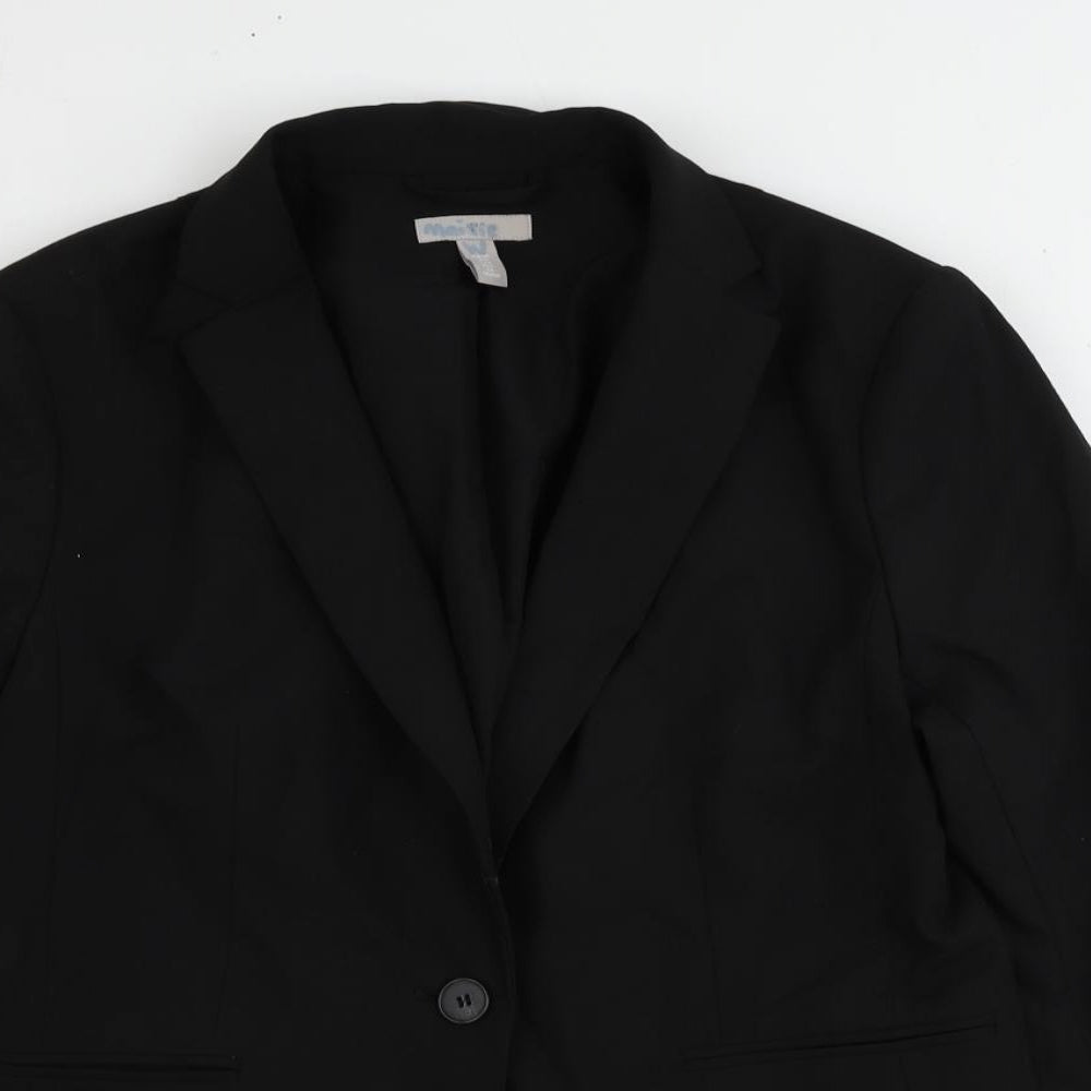Womens UK Size 12 H&M Regular Black Blazer