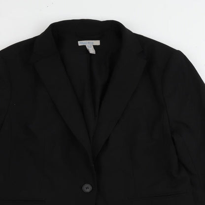Womens UK Size 12 H&M Regular Black Blazer