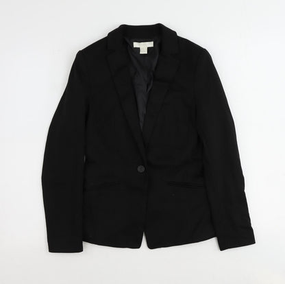 Womens UK Size 6 H&M Regular Black Blazer