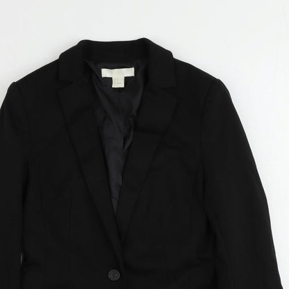 Womens UK Size 6 H&M Regular Black Blazer