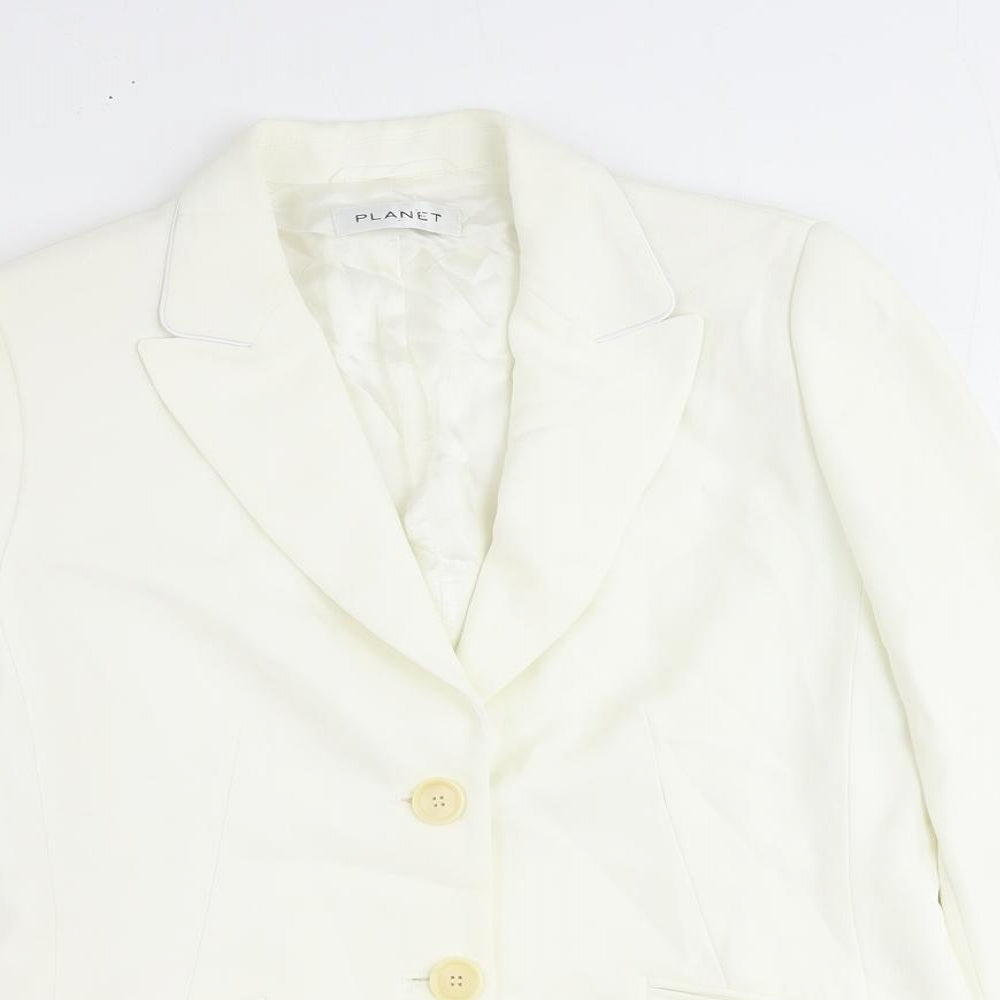 Womens UK Size 12 Planet Ivory Jacket