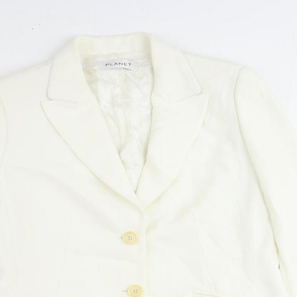 Womens UK Size 12 Planet Ivory Jacket