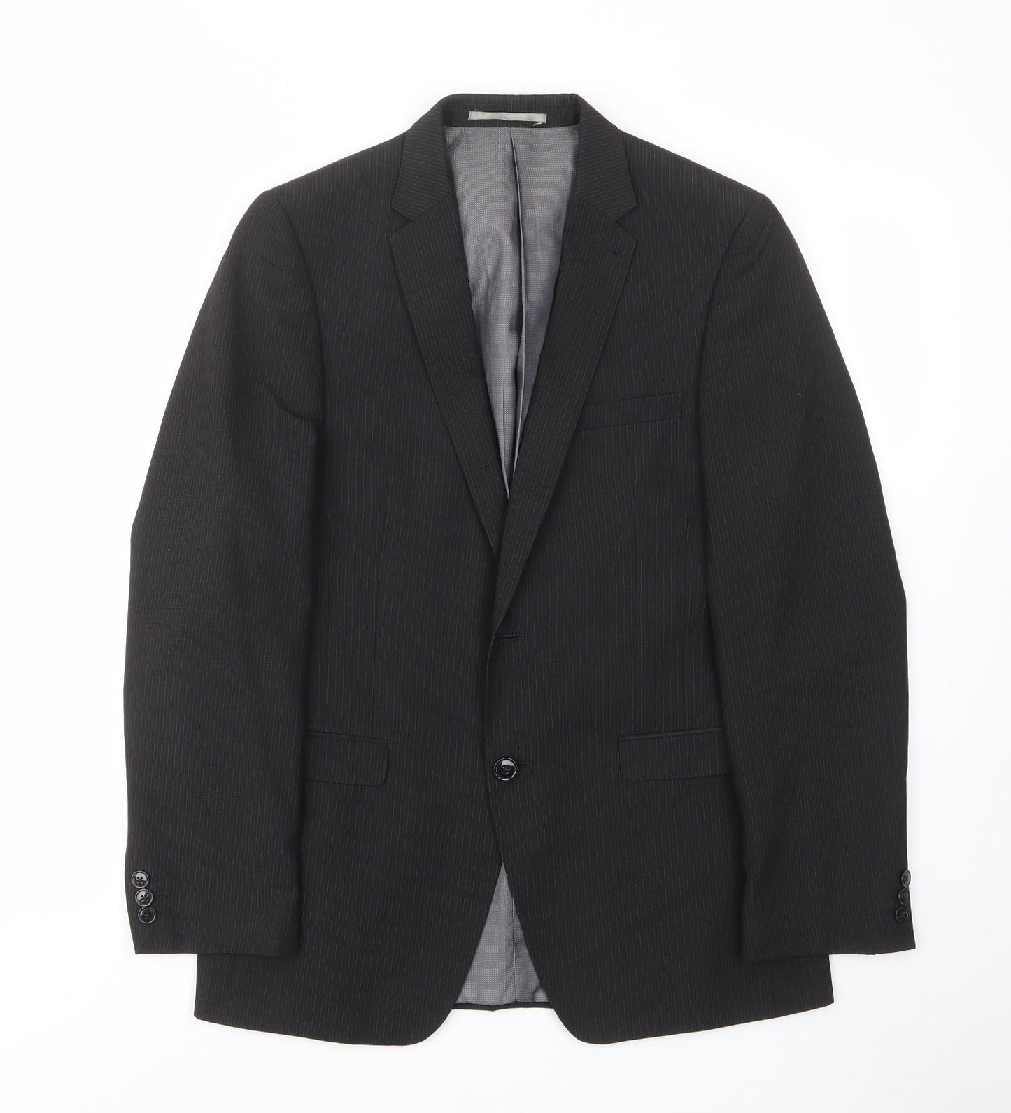 Mens UK Size 38 Marks and Spencer Regular Black Suit Jacket