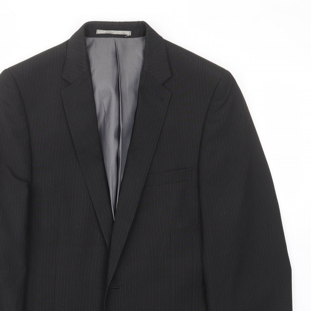 Mens UK Size 38 Marks and Spencer Regular Black Suit Jacket