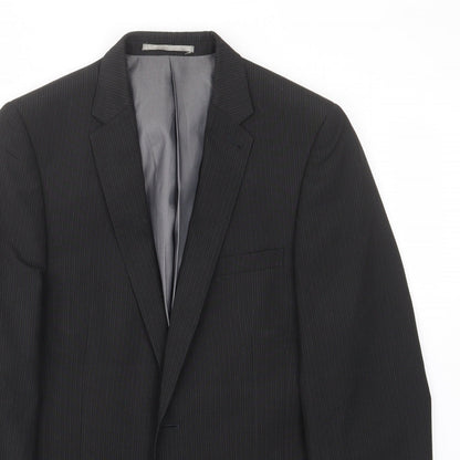 Mens UK Size 38 Marks and Spencer Regular Black Suit Jacket