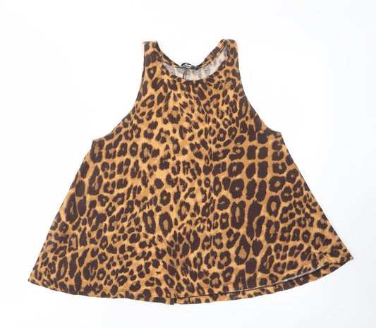 Womens UK Size 8 ASOS Brown Camisole Tank