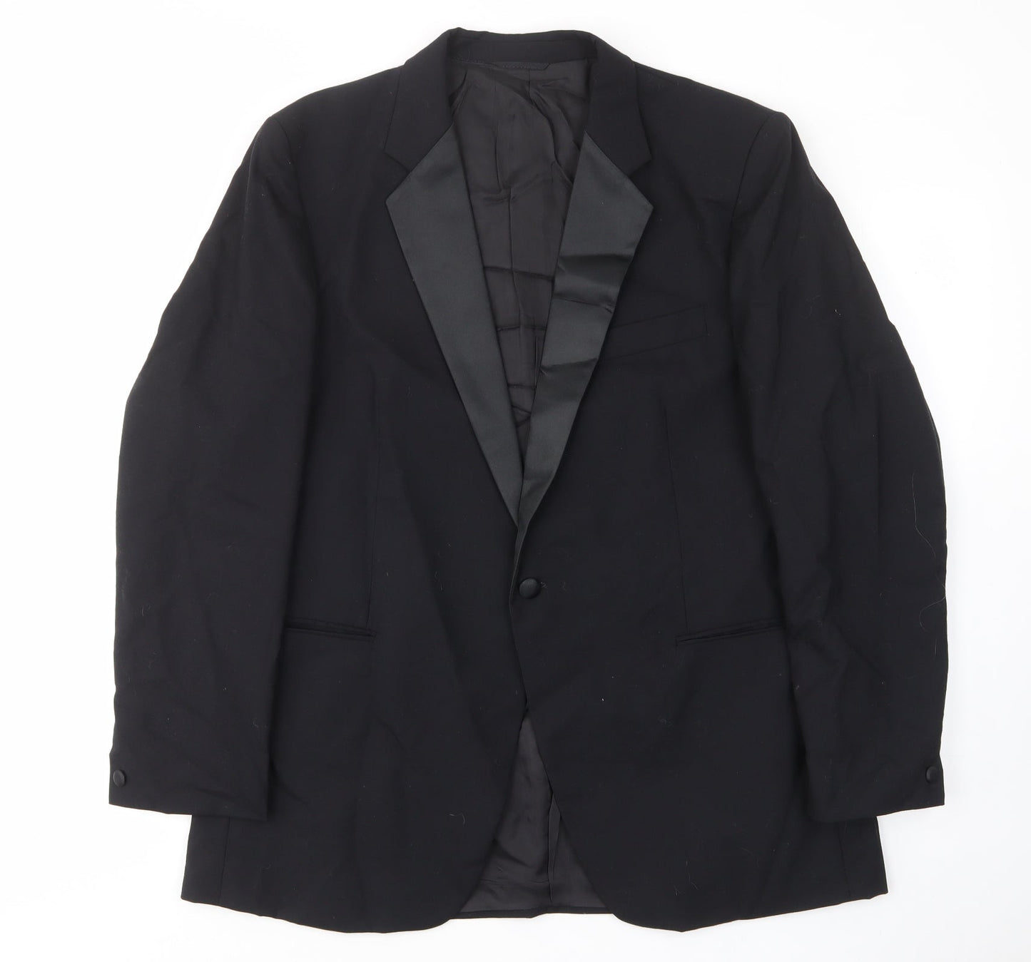 Mens UK Size 42 St.michael Regular Black Suit Jacket