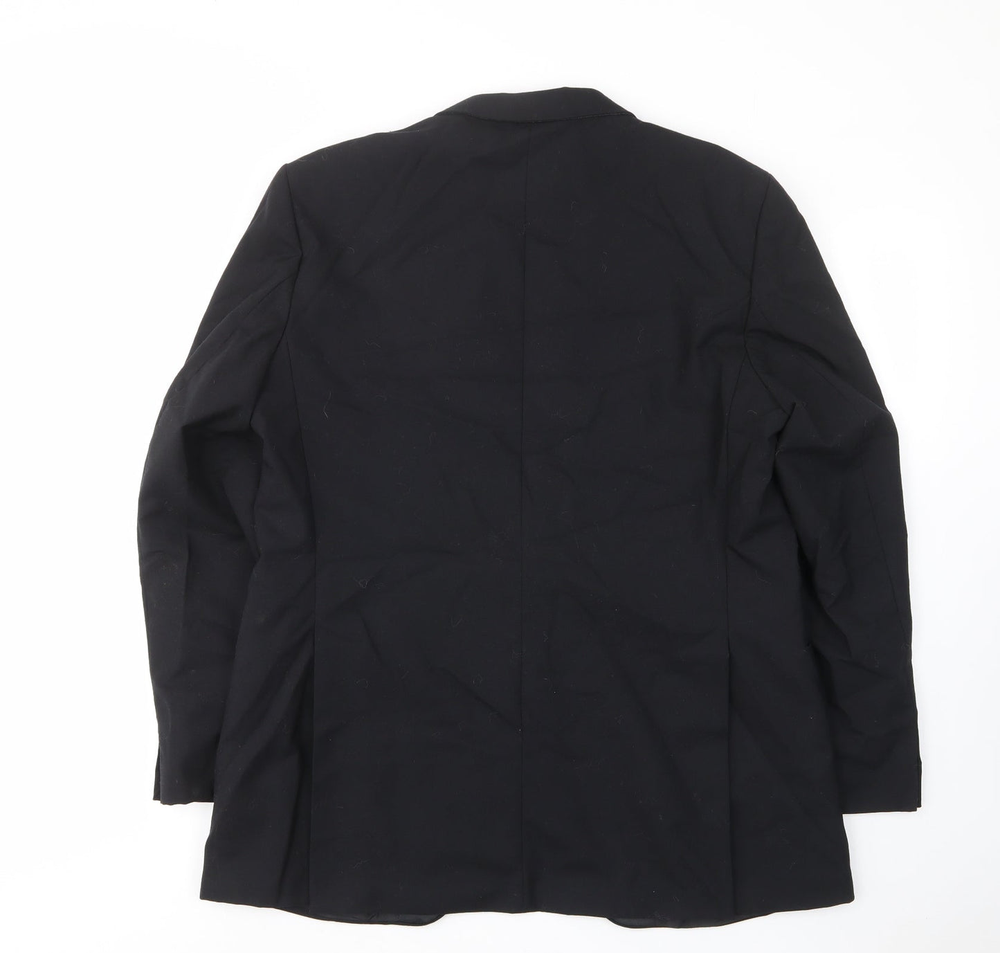 Mens UK Size 42 St.michael Regular Black Suit Jacket