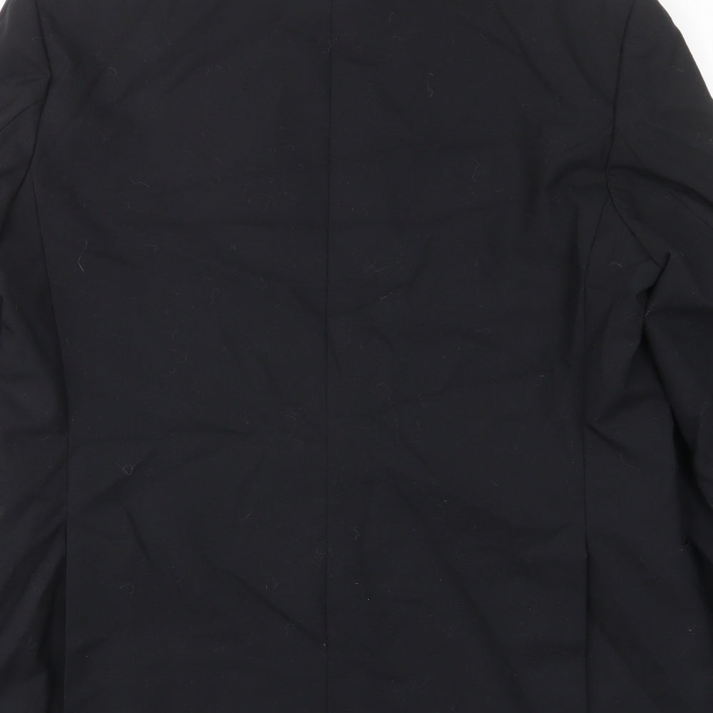Mens UK Size 42 St.michael Regular Black Suit Jacket