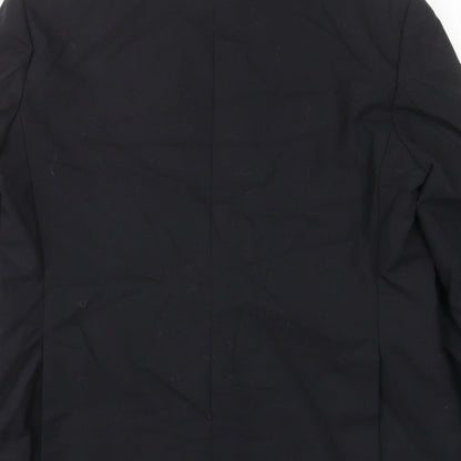 Mens UK Size 42 St.michael Regular Black Suit Jacket