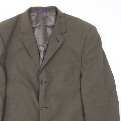 Mens UK Size 40 NEXT Regular Brown Suit Jacket