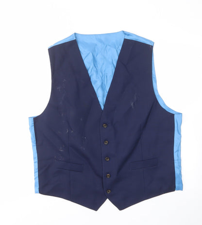 Mens UK Size 44 Marks and Spencer Regular Blue Suit Jacket