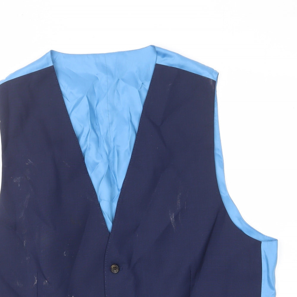 Mens UK Size 44 Marks and Spencer Regular Blue Suit Jacket