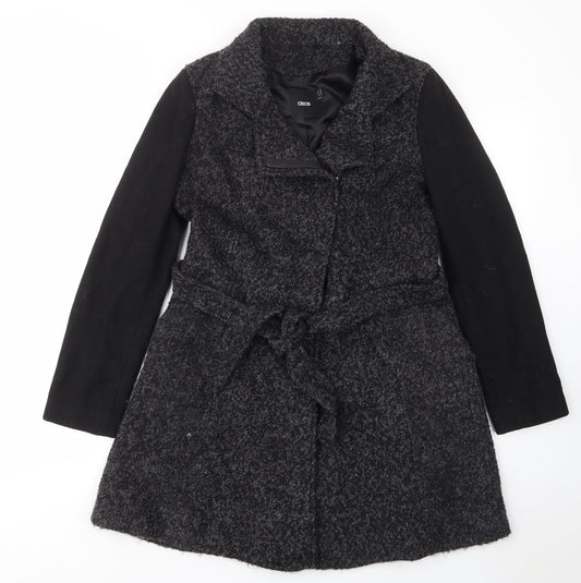 Womens UK Size 10 ASOS Grey Overcoat