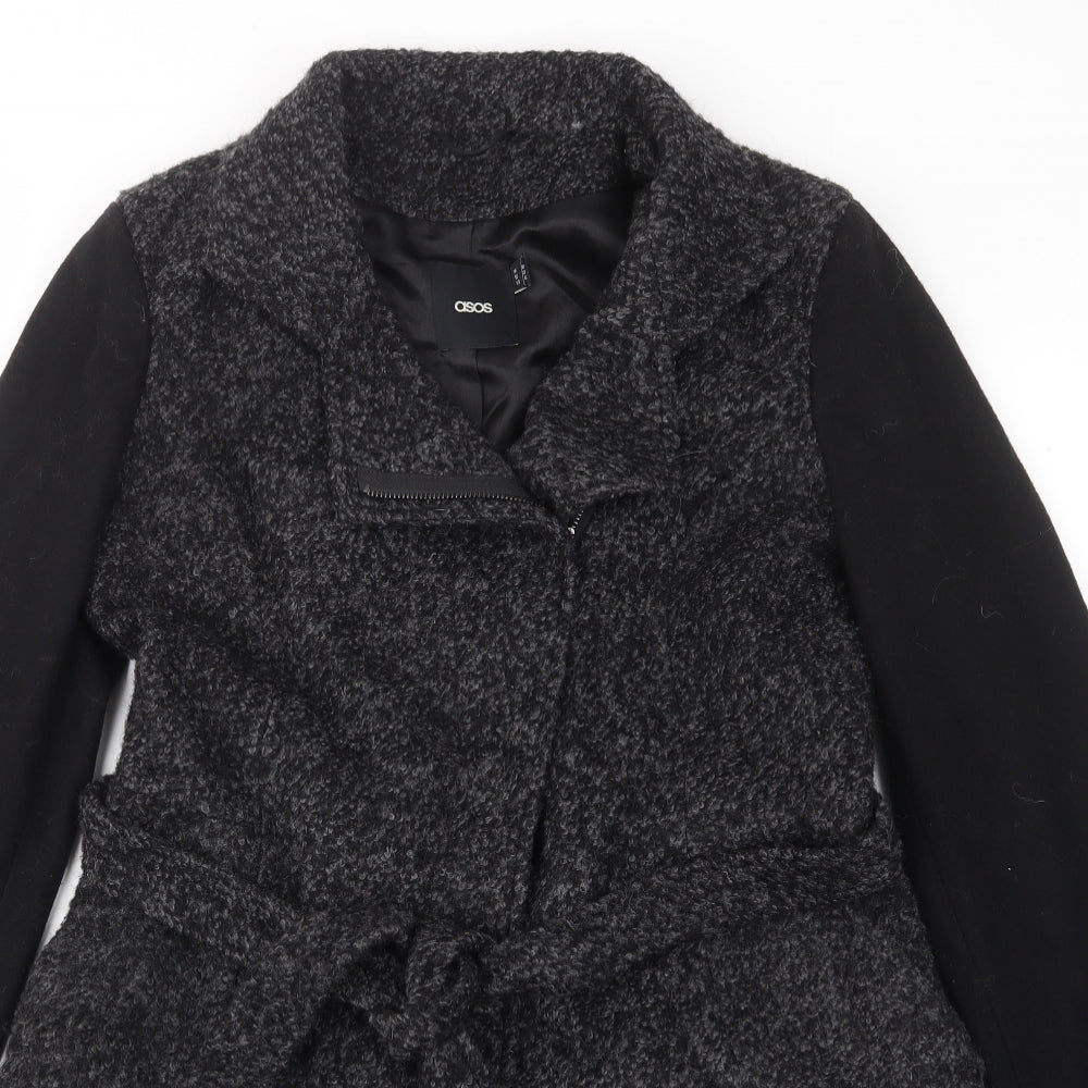 Womens UK Size 10 ASOS Grey Overcoat